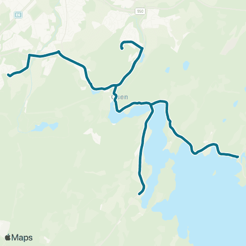 AtB Jonsvatnet / Vikåsen - Lohove map