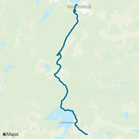 AtB Hommelvik - Sneisen map