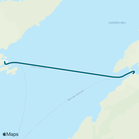 AtB Skei - Gutvik map