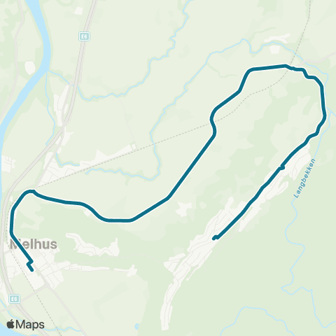 AtB Ugleveien-Melhus Alt982 map