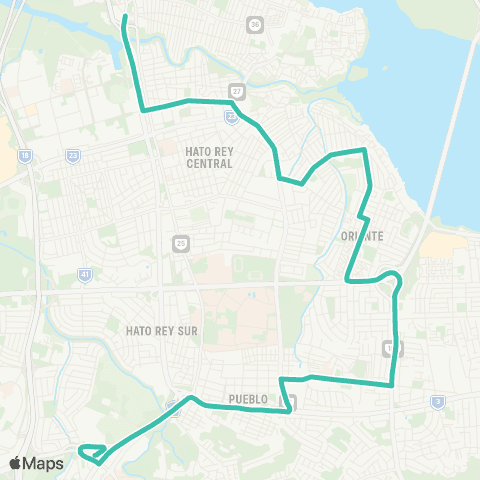 Autoridad de Transporte Integrado Estación Cupey - Estación Sagrado Corazón map