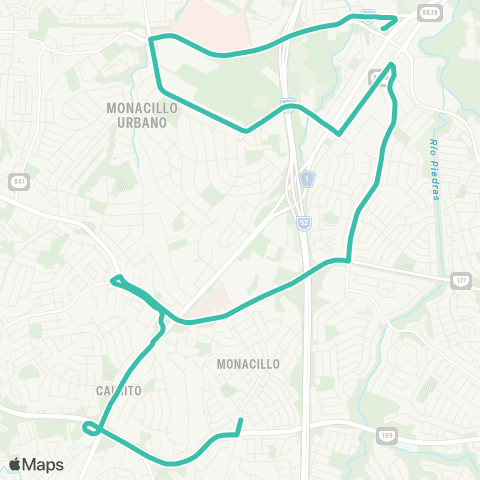 Autoridad de Transporte Integrado Estación Cupey - Ave. Emiliano Pol map