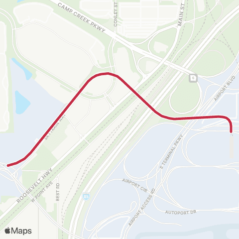 ATL Airport ATL SkyTrain map