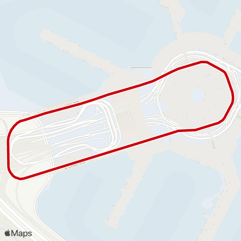 SFO Shuttles Sfo AirTrain Red Line map