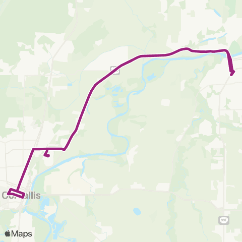 Albany Transit System US 20 Commuter map