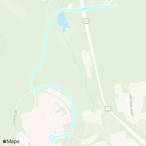 Advance Transit Lot 9 Shuttle map