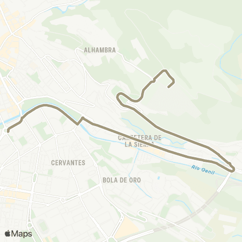 Autobús Urbanos - Alsa L.13 Cementerio - P. de Congresos map
