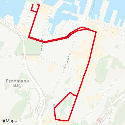 Link Bus CityLink map