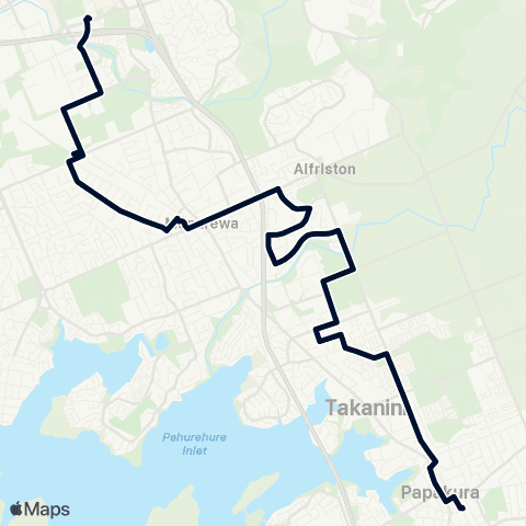 Auckland Transport 365 map