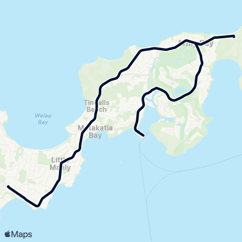 Auckland Transport 988 map