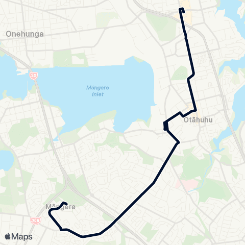 Auckland Transport 32 map