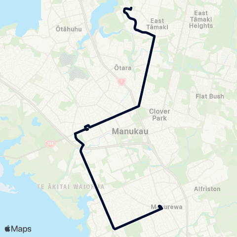 Auckland Transport 37 map