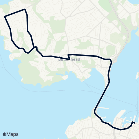 Auckland Transport 97B map