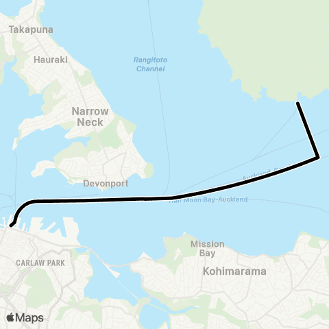 Auckland Transport RANG map
