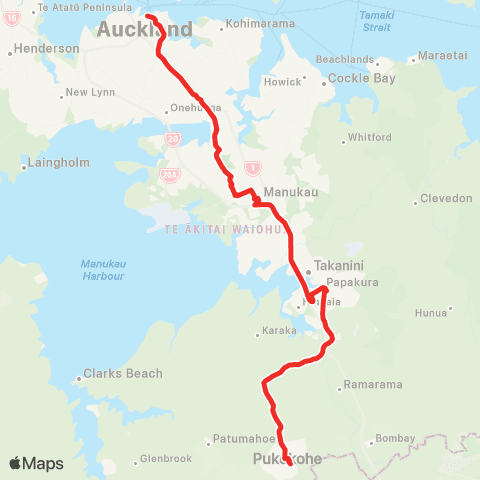 Auckland Transport RBSX map