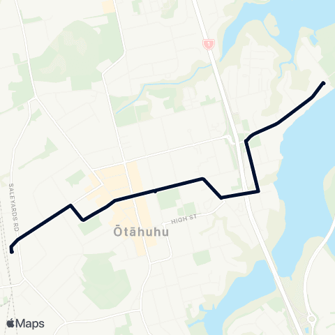 Auckland Transport 327 map
