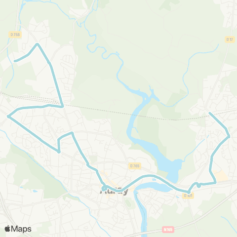 Glazgo Brec’h St Gildas - Pluneret Gare Ste Anne map