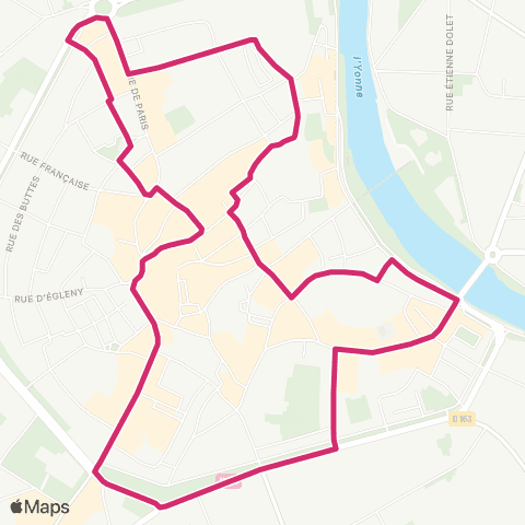 AuxR_M La Navette map