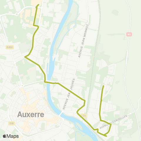 AuxR_M Les Clairions ↔ Turgotine map