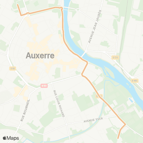 AuxR_M Gr ↔ Collège Paul Bert map