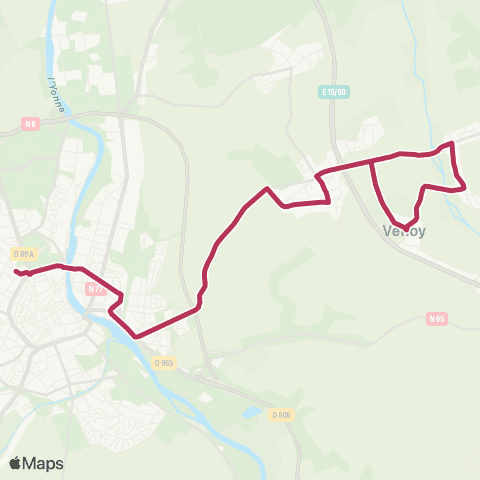 AuxR_M Venoy ↔ Auxerre map