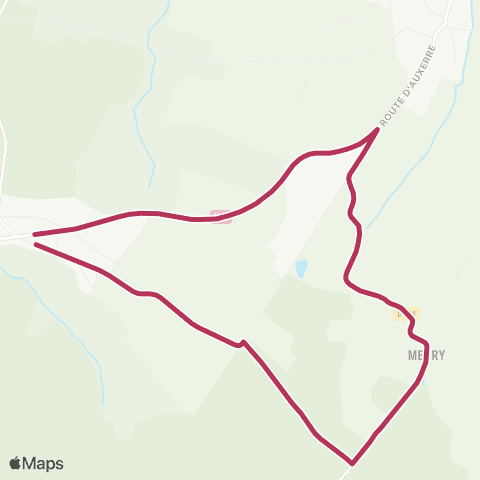 AuxR_M Montigny la Resle ↔ Villeneuve map