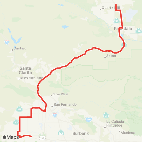 AVTA West San Fernando Valley map