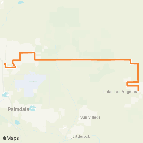 AVTA Lake LA / Lancaster map