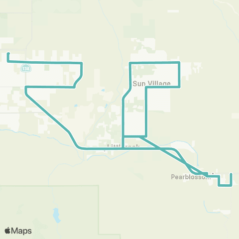 AVTA Littlerock / Pearblossom map