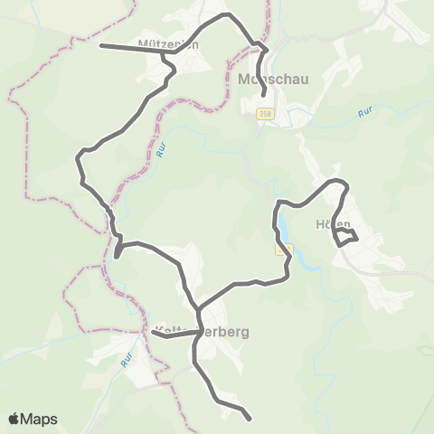 AVV zusätzliche Einsatzwagen an Schultagen map