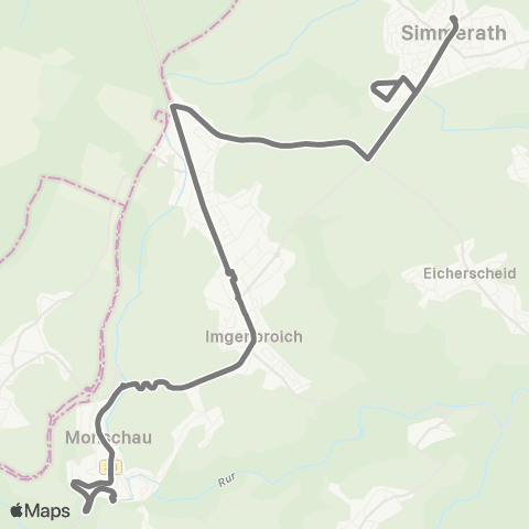 AVV zusätzliche Einsatzwagen an Schultagen map