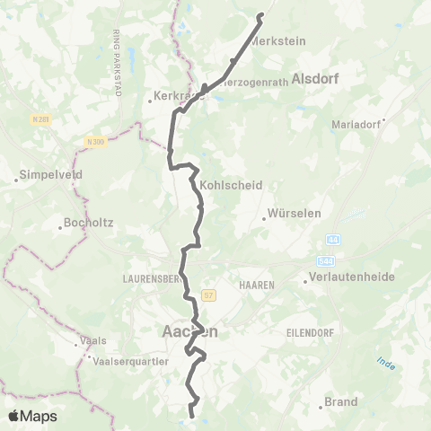AVV zusätzliche Einsatzwagen an Schultagen map