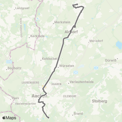 AVV zusätzliche Einsatzwagen an Schultagen map