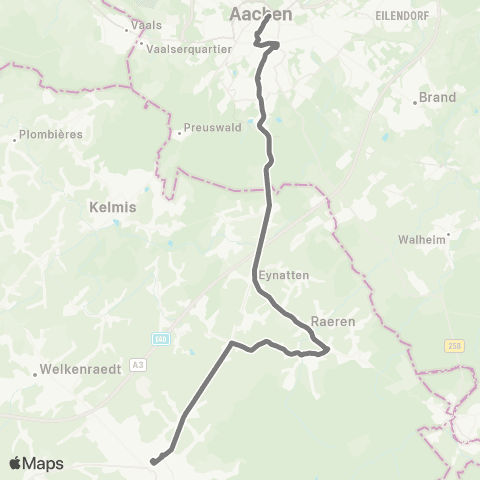 AVV zusätzliche Einsatzwagen an Schultagen map