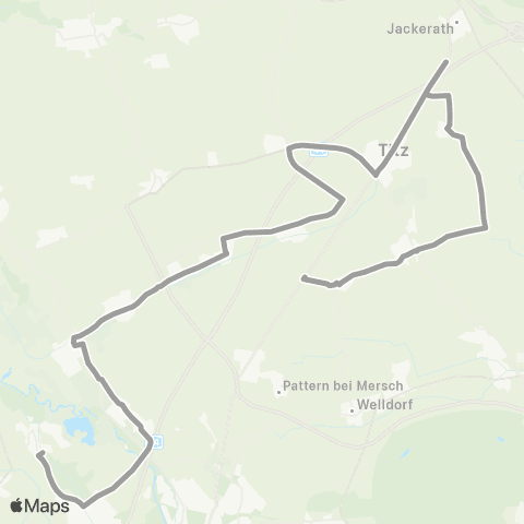 AVV Verstärkerfahrten Barmen Haus Overbach - Aldenhoven / Jülich / Linnich / Titz map