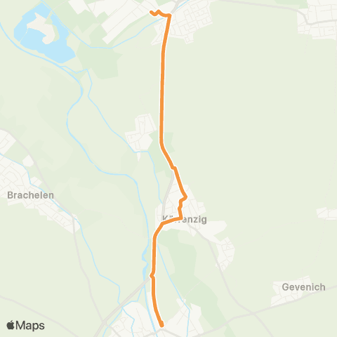 AVV Linnich - Körrenzig - Baal map