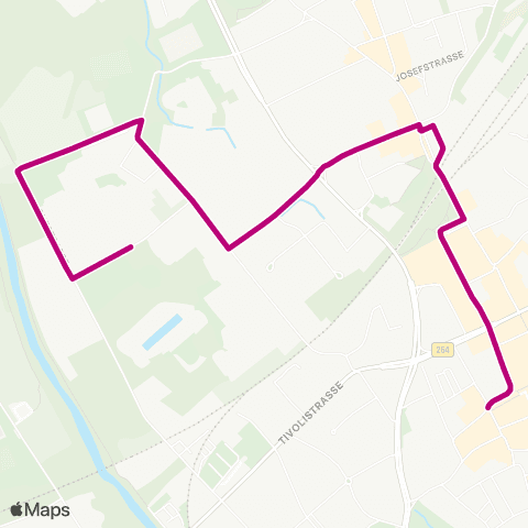 AVV Düren Kaiserplatz - Glashüttenstraße map