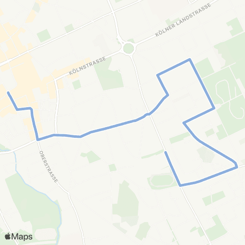 AVV Düren Kaiserplatz - Oststraße - Gneisenaustraße - Binsfelder Straße map