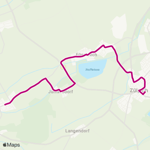 AVV Zülpich - Geich - Füssenich - Embken map
