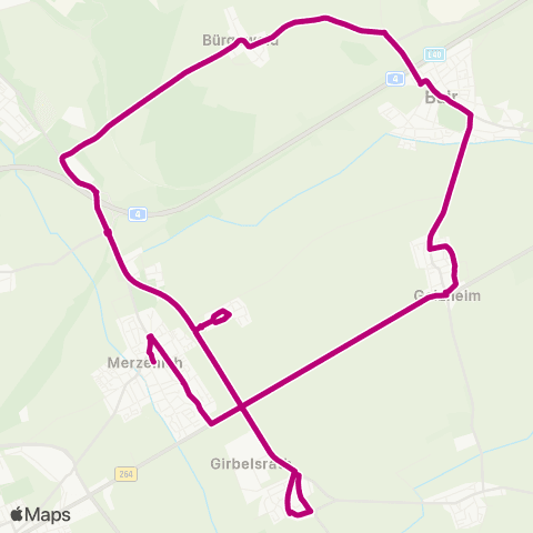 AVV Merzenich - Girbelsrath / Morschenich-Neu - Golzheim map