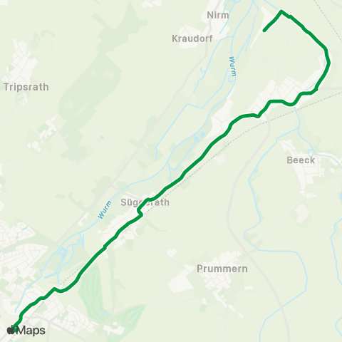 AVV Geilenkirchen - Süggerath - Würm - Beeck - Leiffarth - Lindern map