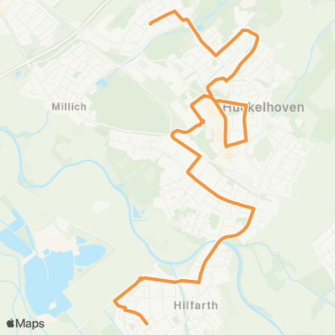 AVV Hückelhoven - Schaufenberg - Hilfarth map