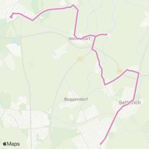 AVV Geilenkirchen - Immendorf ( - Apweiler) - Loverich - Puffendorf - Setterich - Baesweiler map