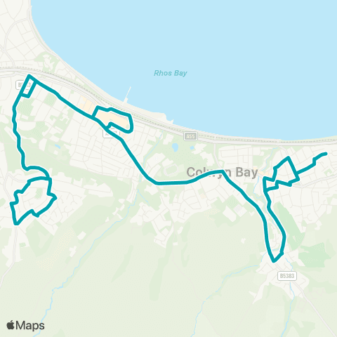Arriva Wales St David`S Road - St David`S Road map