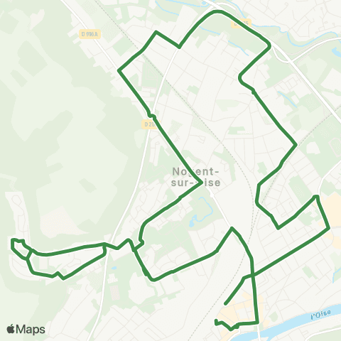 AXO Creil Gare-Nogent / Lycée M.Curie / St-Exupéry / Rép / Europe-Creil Gare map