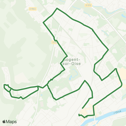 AXO Creil Gare-Nogent / Oise Europe / Rép / St-Exupéry / Lycée M.Curie-Creil map