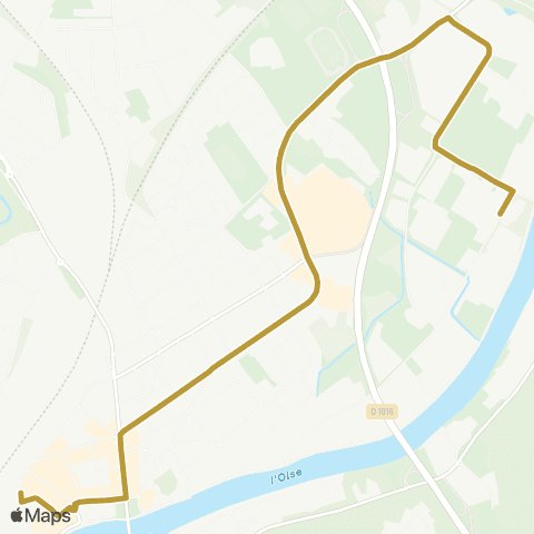AXO Creil - Gare SNCF / Nogent-s/-Oise - Z.I.Le Port map