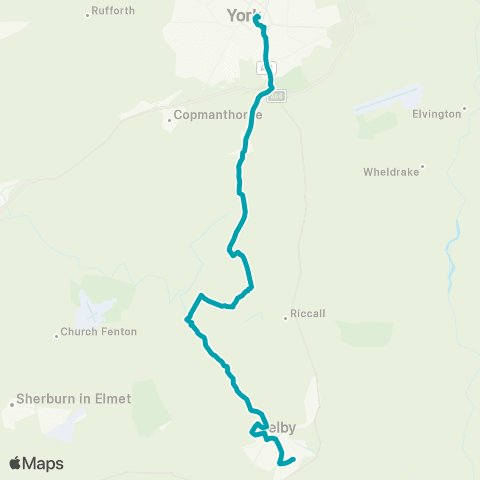 Arriva Yorkshire Piccadilly - Bus Station Stand 2 map