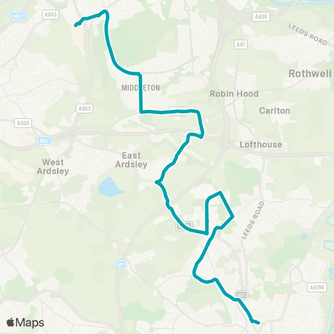 Arriva Yorkshire Wakefield Bus Sta - White Rose Centre map
