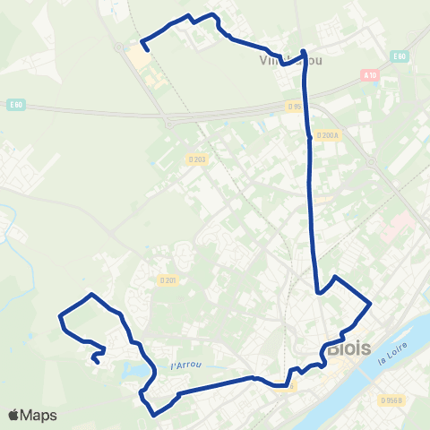 Azalys Blois 2 - Pinçonnière map